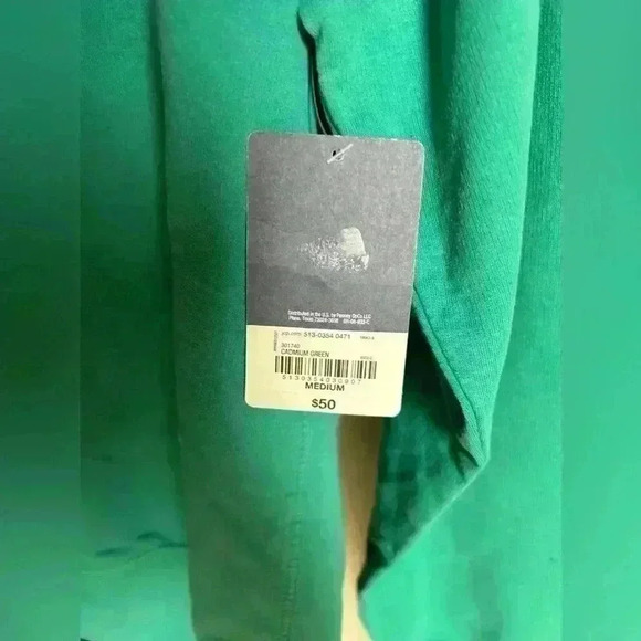 St. John's Bay Crewneck Sweatshirt, Men's Size M, Green - Picture 2 of 3